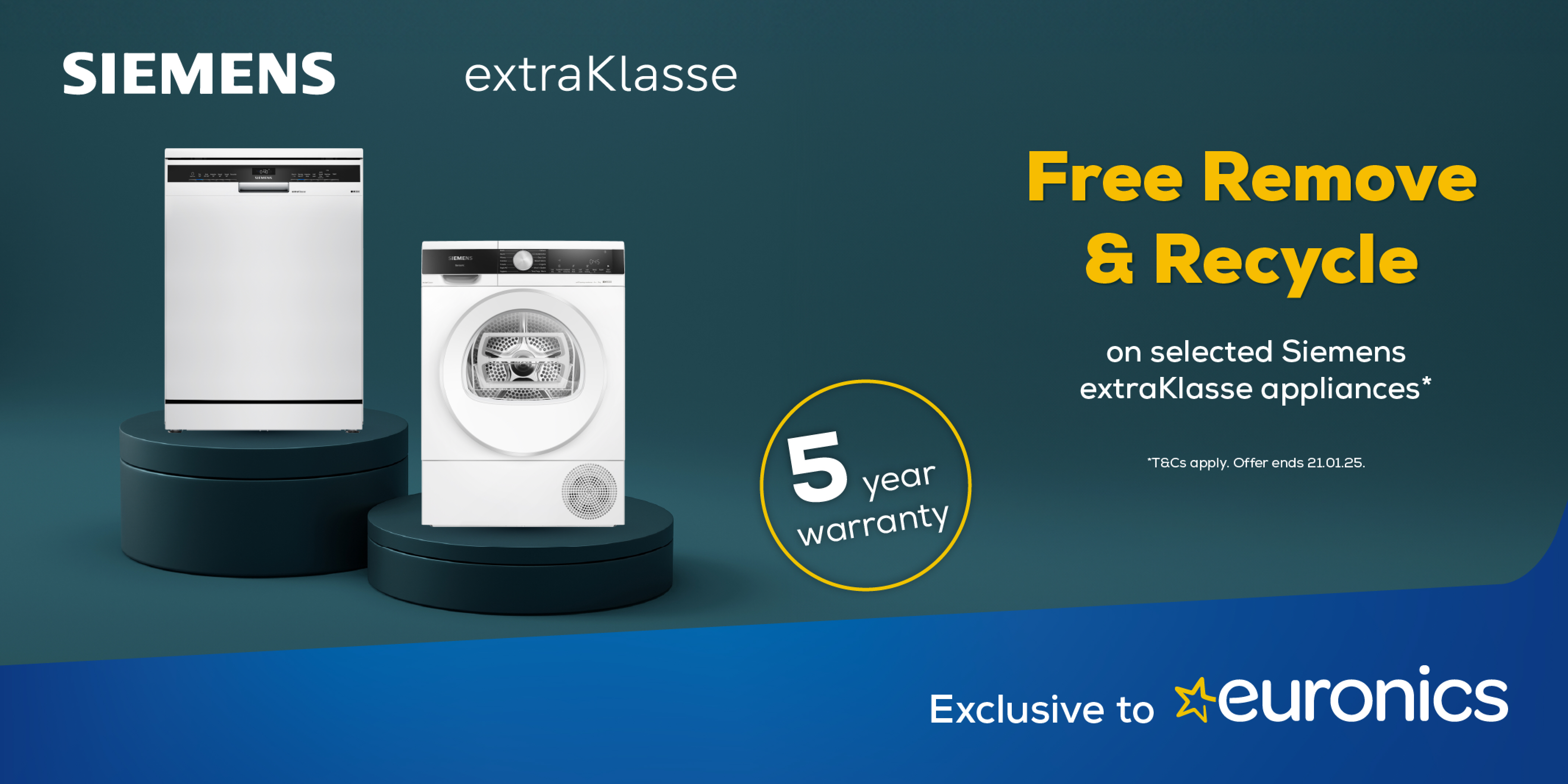 Siemens promotions - Siemens extraKlasse Free Remove & Recycle Promotion