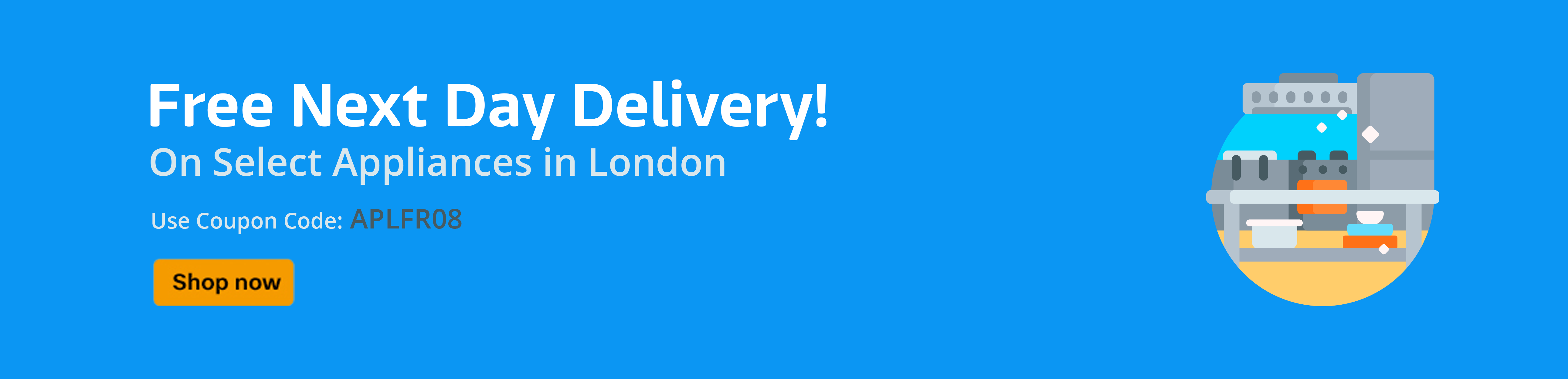 Get Free Next Day Delivery in London on Select Appliances!