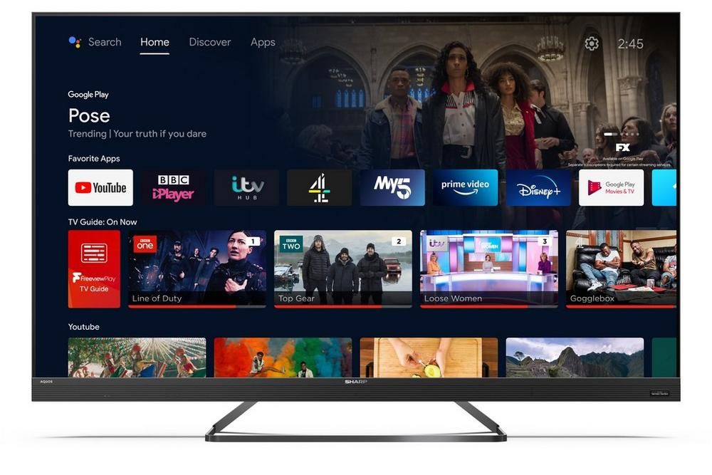 50 4K ULTRA HD QUANTUM DOT SHARP ANDROID TV™