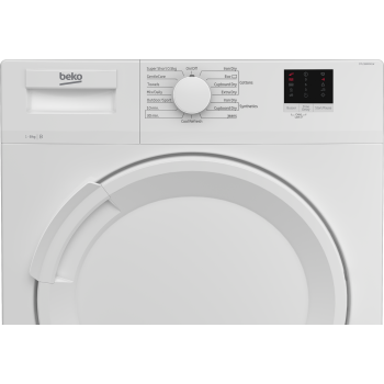 Beko DTLCE80041W 8kg Condenser Tumble Dryer - White - B Rated