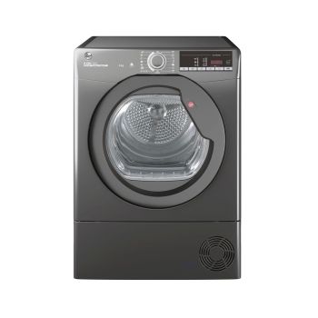 Hoover HLEC8TRGR 8KG Condenser Tumble Dryer - Graphite - B Rated