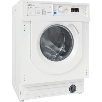 Indesit BIWMIL71252UKN Integrated 7kg Washing Machine with 1200 rpm - White - E Rated