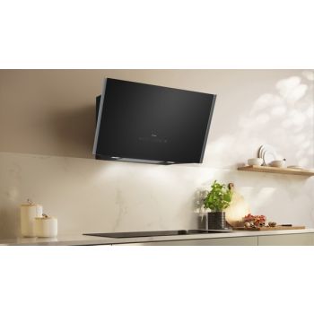 NEFF N90 D98IPT2S0B 90cm Wide Angled Hood - Black - A+ Rated 