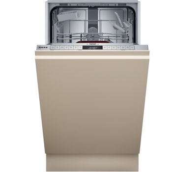 NEFF N50 S875HKX21G Wifi Connected Fully Integrated Slimline Dishwasher - Stainless Steel Control Panel with Sliding Door Fixing Kit - E Rated