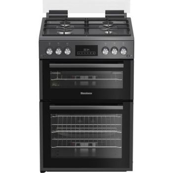 Blomberg GGRN655N 60cm Built In Electric Double Oven - Anthracite - A Rated