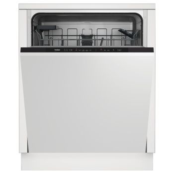 Beko DIN15C20 Integrated Full Size Dishwasher - 14 Place Settings - E Rated