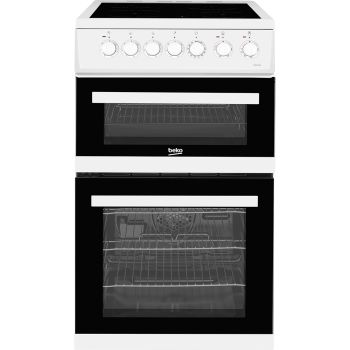 Beko EDVC503W 50cm Electric Double Oven - White - A Rated