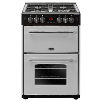 Belling Farmhouse 60G 60cm Gas Cooker - Silver - 444410791 - A Rated