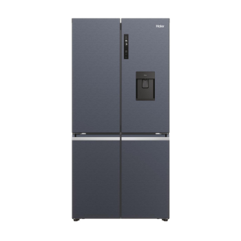 Haier Cube 90 Series 5 HCR5919EHMB Plumbed Total No Frost American Fridge Freezer - Black - E Rated