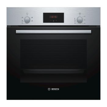 Bosch Series 2 HHF113BR0B 2 Built In Electric Single Oven with 3D Hot Air - Stainless Steel - A Rated