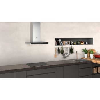 NEFF N70 D65BMP5N0B 60cm Wide Chimney Hood - Stainless Steel - A Rated 