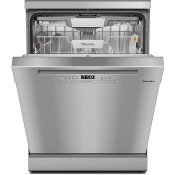 Miele G5410SC Front Active Plus Freestanding Dishwasher - CleanSteel - B Rated