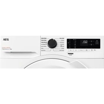 AEG 5000 Series LFX50842B 8kg Freestanding Washing Machine with 1400 rpm - White - A Rated