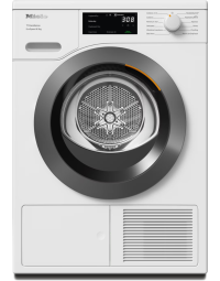 Miele TED645WP 9kg Freestanding Heat Pump Tumble Dryer with EcoSpeed & EcoDry - Lotus white - A+++ Rated