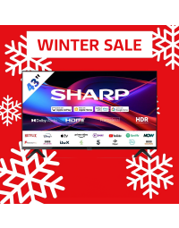 Sharp 2T-C43GD2225K 43" Full HD Frameless Smart Roku TV