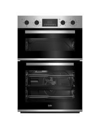 Beko CDFY22309X 60cm Built In High Specification RecycledNet™ Double Oven - Stainless Steel - A Rated