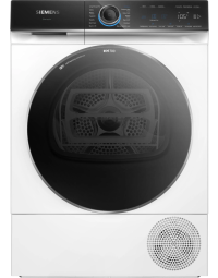 Siemens iQ700 WQ46B2C9GB 9kg Heat Pump Tumble Dryer - White - A+++ Rated