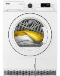 Zanussi ZDH87B4PW Freestanding Condenser Heat Pump Tumble Dryer - White - A++ Rated