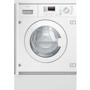 NEFF V6320X2GB Built-In Washer Dryer, 7kg/4kg Load, 1400rpm Spin - White - E Rated