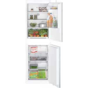 Bosch Series 2 KIN85NSE0G Integrated 50/50 Fridge Freezer with Sliding Door Fixing Kit - White - E Rated