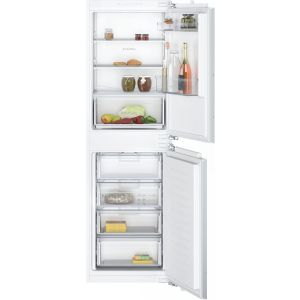 NEFF N30 KI7851FE0G Integrated 50/50 Fridge Freezer with Fixed Door Fixing Kit - White - E Rated