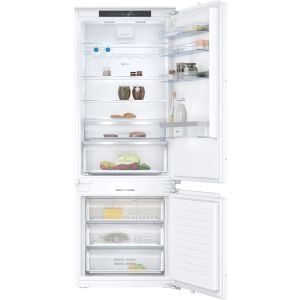 Neff N70 KB7966DD0 Integrated 60/40 71cm Wide Fridge Freezer with soft close flat hinge - D Rated