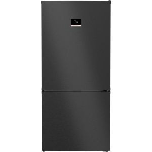 Bosch Series 8 KGP86AXB0N Free-standing fridge-freezer with freezer at bottom, 186 x 86 cm, Brushed black steel anti-fingerprint, B Rated