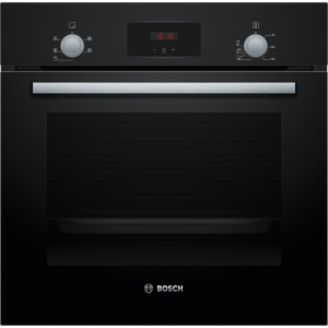 Bosch HHF113BA0B 59.4cm Built In Electric Single Oven With 3D Hot Air - Black - A Rated