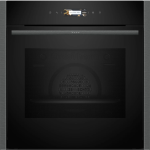 NEFF B24CR71G0B Built In Single Oven Electric - Black / Graphite - A+ Rated