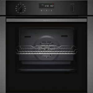 NEFF B6ACH7HG0B Built In Single Oven Electric - Black / Graphite - A Rated