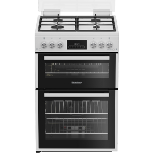 Blomberg GGRN655W 60cm Double Oven Gas Cooker with Gas Hob - White