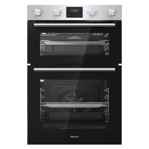 Hisense BID95211XUK 59.4cm Built In Electric Double Oven - Stainless Steel - A Rated