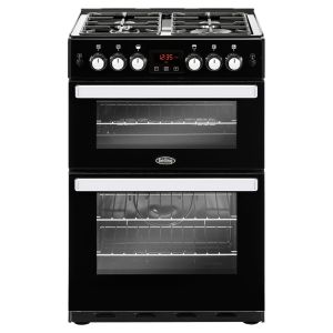 Belling Cookcentre 60G 60cm Gas Cooker - Black - 444410824 - A Rated