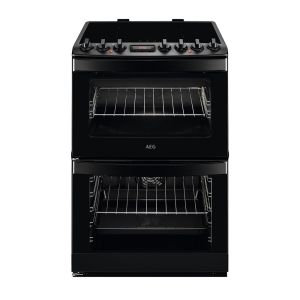 AEG CIB6742MCB 60 cm Induction Double Electric Cooker - Matte Black - A Rated