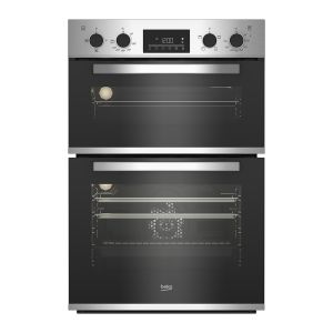 Beko CTFY22309X 59.4cm Built under Electric Double Oven - Stainless Steel - A Rated