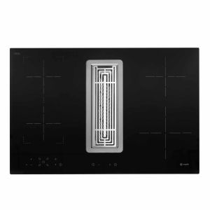 Caple DD780BK 78cm Induction Hob with Downdraft Extractor - A+ Rated