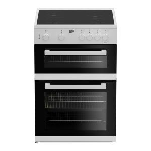 Beko ETC611W 60cm Oven Electric Cooker with Ceramic Hob - White - A Rated