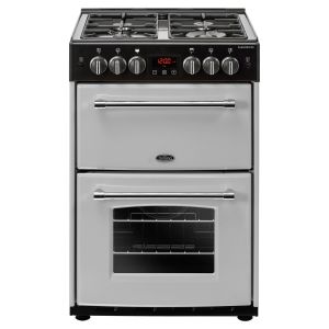 Belling Farmhouse 60G 60cm Gas Cooker - Silver - 444410791 - A Rated
