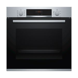 Bosch HBS573BS0B 59.4cm Built In Electric Single Oven with 3D Hot Air - Stainless Steel - A Rated