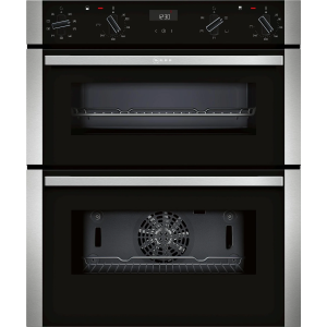 NEFF N50 J1ACE2HN0B Built Under Double Oven Electric - Stainless Steel / Black - A Rated