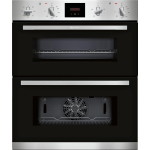 NEFF J1GCC0AN0B Built Under Double Oven Electric - Black / Stainless Steel