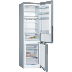 Bosch KGV39VLEAG Freestanding Low Frost Fridge Freezer - Stainless Steel Look - E Rated