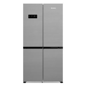 Blomberg KQD114VPX 70.5cm Dual Cooling American Style Fridge Freezer - Brushed Steel - E Rated