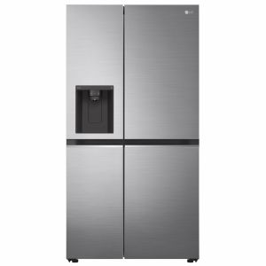 LG NatureFRESH™ GSLV71PZTD Wifi Connected Non-Plumbed Frost Free American Fridge Freezer - Shiny Steel - D Rated