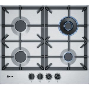 NEFF N70 T26DS59N0 60cm 4 Burner Gas Hob - Stainless Steel