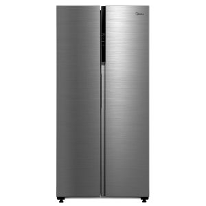 Midea MDRS619FGF46 83.5cm No Frost Fridge Freezer - Stainless Steel - F Rated