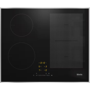 Miele KM 7464 FR Induction hob with onset controls with PowerFlex cooking area - Stainless steel