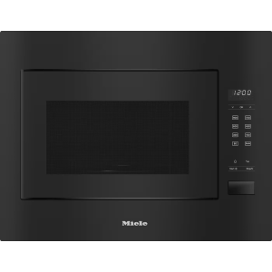 Miele M 2240 SC Built In Microwave Oven & Grill with sensor controls - Obsidian Black