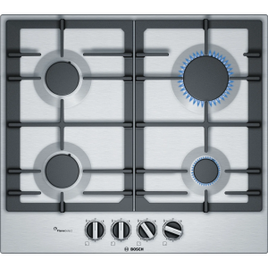Bosch Series 6 PCP6A5B90 Gas Hob - Stainless Steel