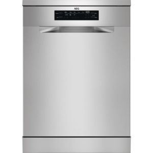 AEG SatelliteClean® FFB53937ZM Standard Dishwasher - Stainless Steel - D Rated